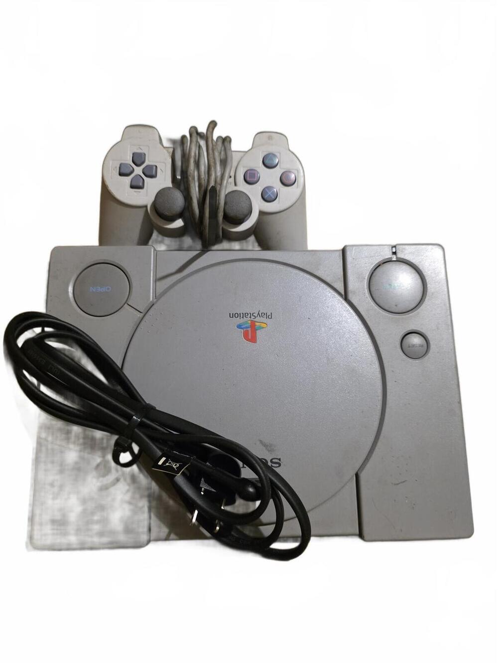 Sony PlayStation 1 PS1 Console with Controller and Power Cable